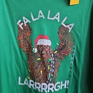 Star Wars Christmas Chewbacca Shirt XL